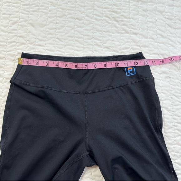 Fila Workout Black Capris with Red and Blue Accents in Size S - Picture 4 of 10